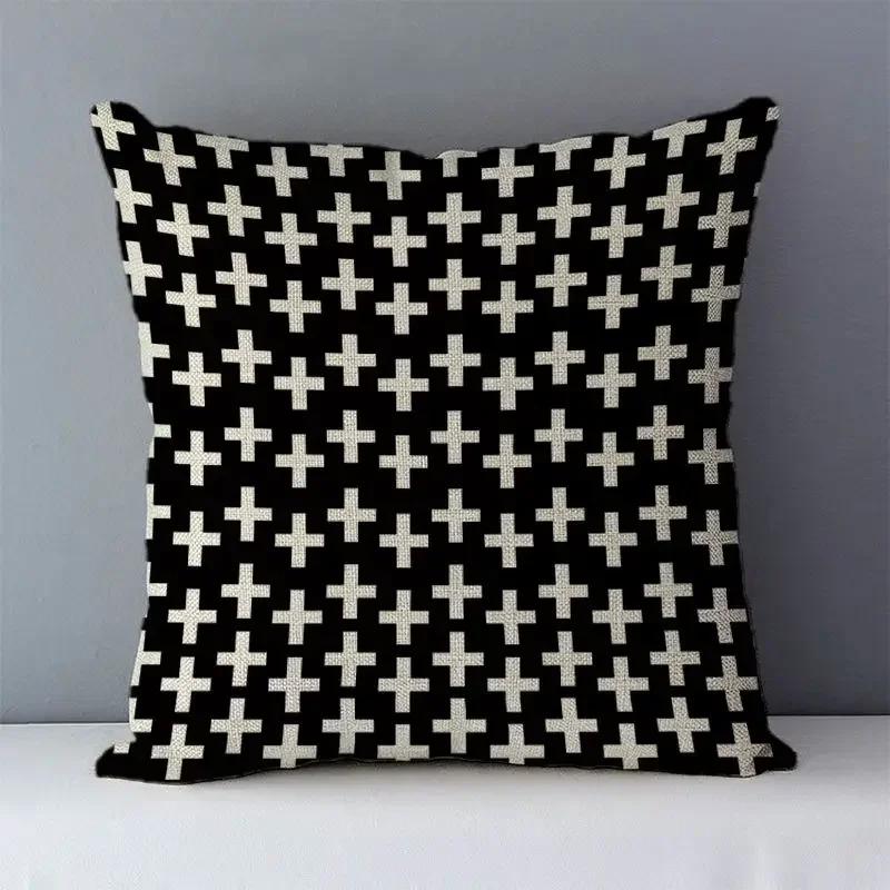 45X45cm Featured Hot Sale Geometric Cozy Cushion Cover Home Decorative Pillows Cover Square Cushion Covers Pillow Case