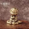 Sun Wukong Handmade Solid Brass Craft Ornament, Chinese Style Desktop Decoration, Journey To the West Sculpture Gift