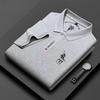 Trend Hub Polo Shirt New Men's Short-sleeved Polo Shirt Mens Embroidery Casual Business Polo Shirt