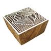 Wood Block Art Stamps Wood Printing Block Floral Design Stamp Indian Border