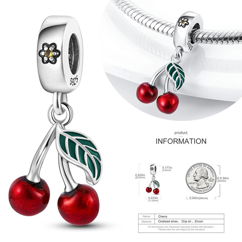 Copper Charms Beads Perfume Animal Butterfly Pendants Fit Original Bracelet Diy Jewelry