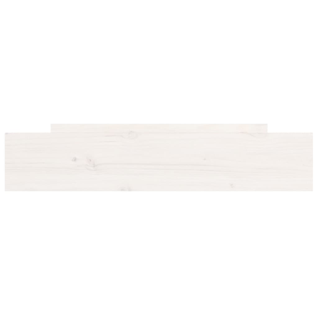 Vidaxl Under-Bed Drawers, 2 Pcs, White, Solid Pine Wood