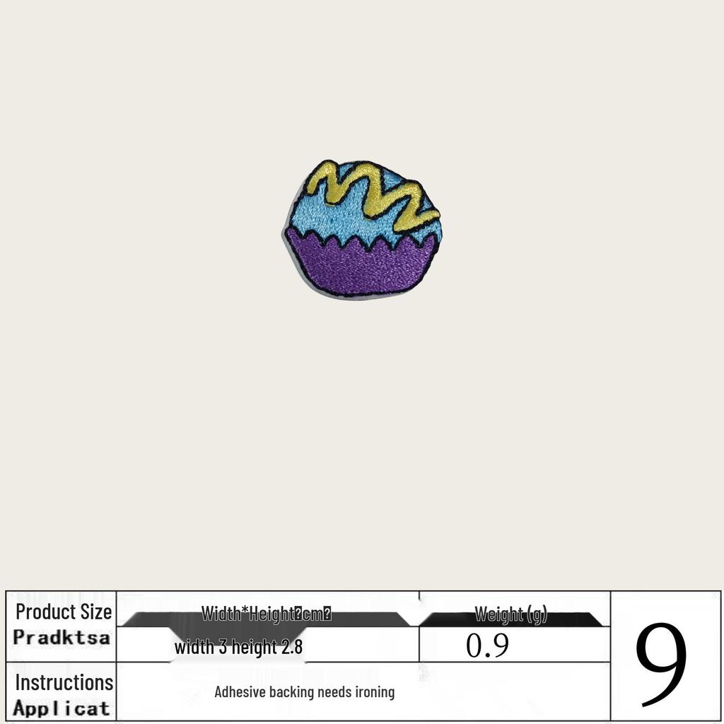 Na Yang Korean Style DIY Embroidery Patch Decorative Sticker for Clothing Accessories