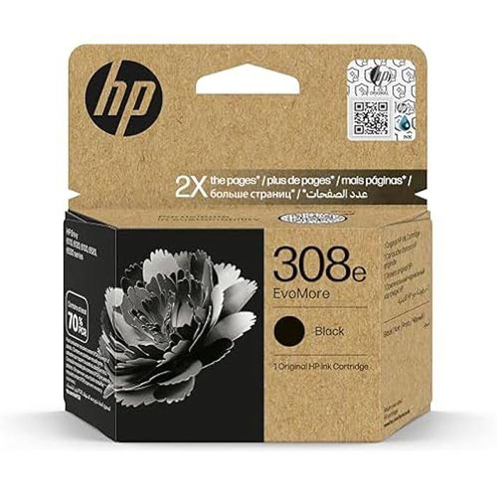 Cartouche d'Encre - HP - 308e - Noir - Rendement Élevé - Empreinte Carbone Réduite