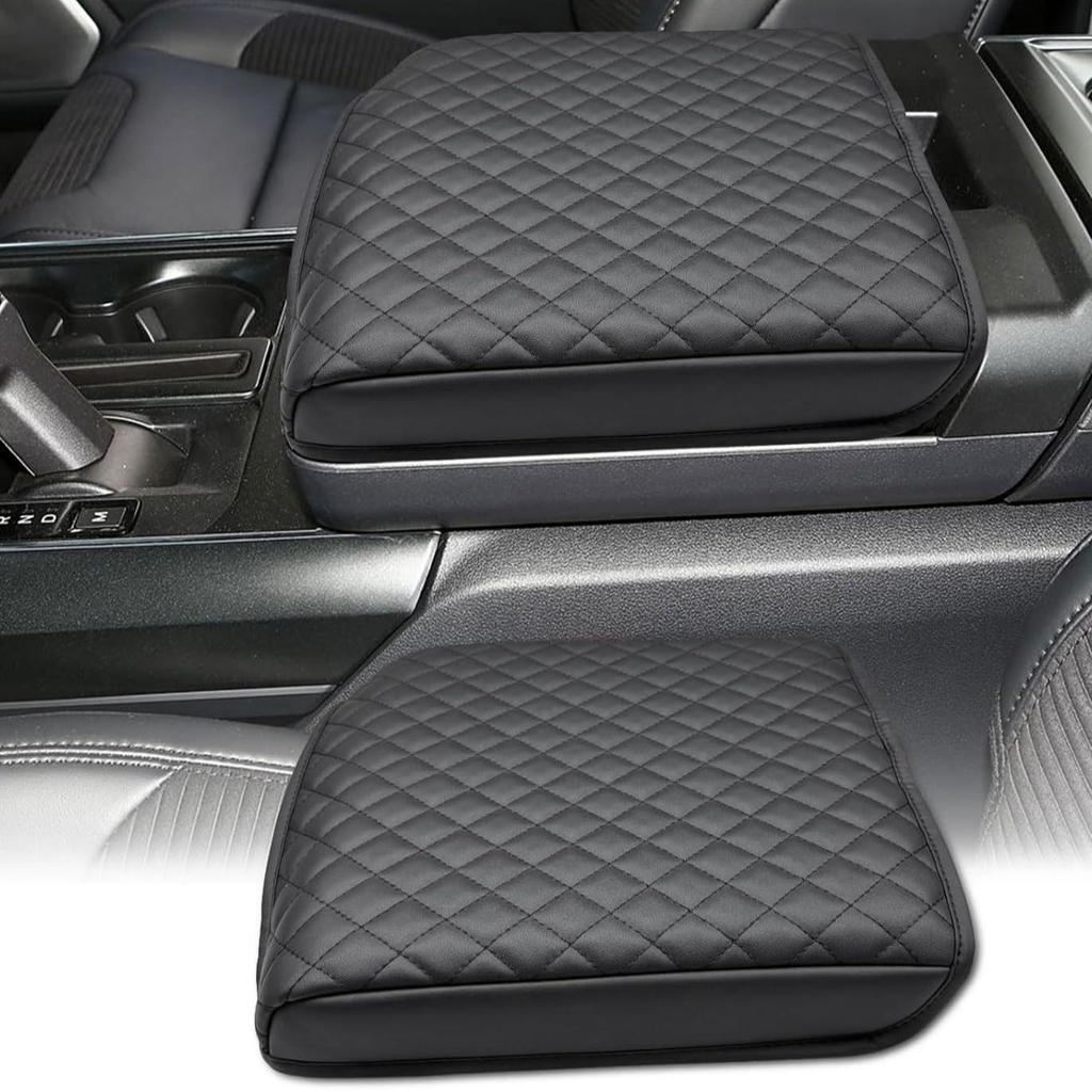 Elevated Armrest Box Pad for Ford F150 (2021-2023) - Interior Storage and Repair Solution