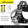 OEING Rechargeable Induction Zoom Headlamp
