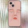 Funny Emoticons Phone Case For iPhone 16,15,14,13,12,11 Plus,Pro Max,XS,X,XR,SE,Mini,8,7,Soft Silicone Black Cover