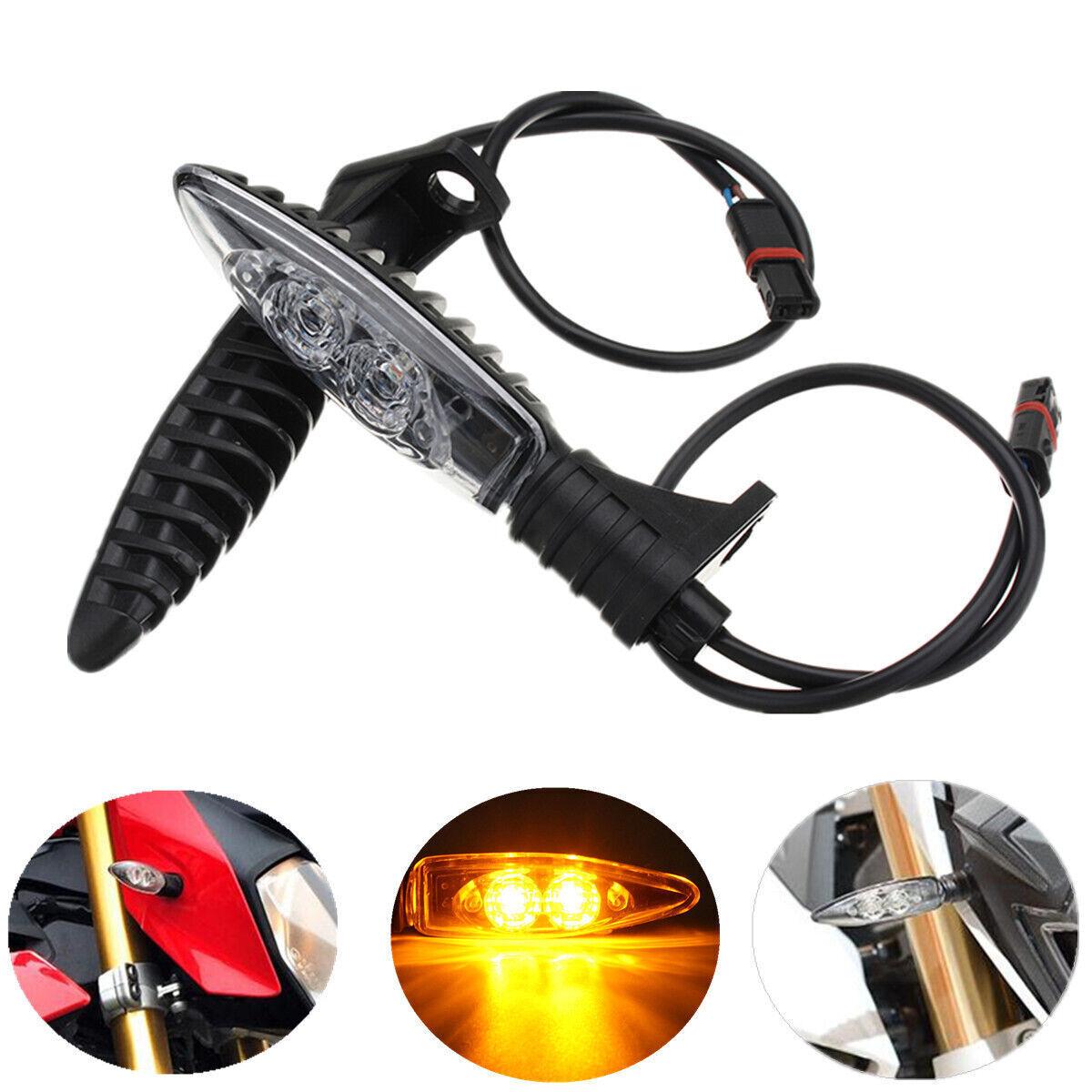 

1 Pair Motorcycle LED Turn Signal Light Front Indicator Blinker Lamp For BMW S1000RR R1200GS F800