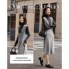 Demana Women's Fluffy Knit Two-Piece Vest Dress Set