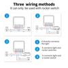 16A Wifi Mini Smart Switch Wireless DIY Light Switches 2 Way Control Breaker Work with HomeKit CozyLife App