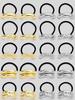 New Metal Irregular Golden Color Hair Bands Elastic Hair Scrunchies Hair Rope Headbands Women Girls Hair Accessories Gifts 2026