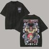 One Piece Graphic T Shirt Men Women Vintage Wash Cotton Short Sleeve Tee Summer Streetwear Casual Tops