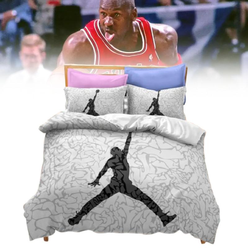 Series Michael Basketball Bedding Duvet Cover Pillow Case Bedroom Set