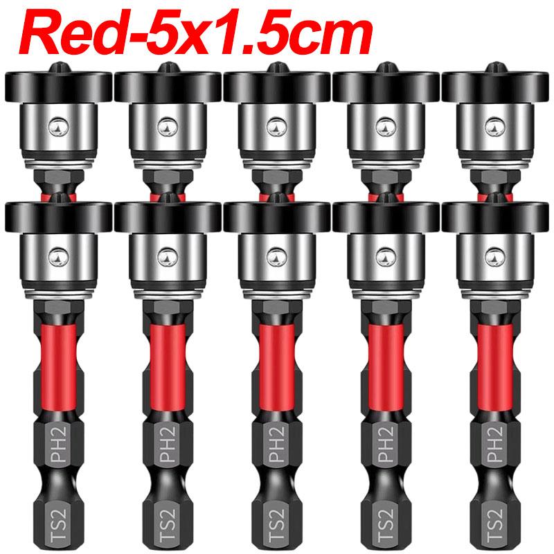 Magnet Plasterboard Screwdriver Bit Magnetic Positioning Batch Head Drill Bit Set Hex Shank Drywall Locating Screw Drilling Tool
