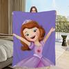 Süß die F-First Flanell S-Sofia Film warme Gemütlichkeit weiche Plüschdecke für Sofa Wohnzimmer Cartoon Zimmer Büro Schlafzimmer Reise Geschenk