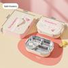 Wutuo Stainless Steel Cartoon Compartment Lunch Box