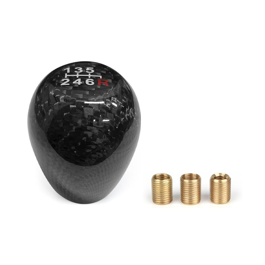Buy Car Modified Real Carbon Fiber Gear Head Carbon Pattern Manual Gear