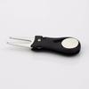Button Stainless Steel Groove Cleaner Golf Divot Repair Tool Switchblade Pitch Golf Pitchfork