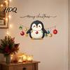 Festive Party Decorations Christmas Cute Penguin Wall Sticker Merry Cartoon Animal Art Decal Holiday Window Glass Stickers Removable Peel And Stick
