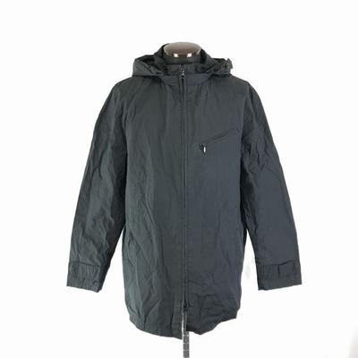MEN'S BIGI Windproof Hoodie/Mod Coat L Men Black Removable Hood(USED)