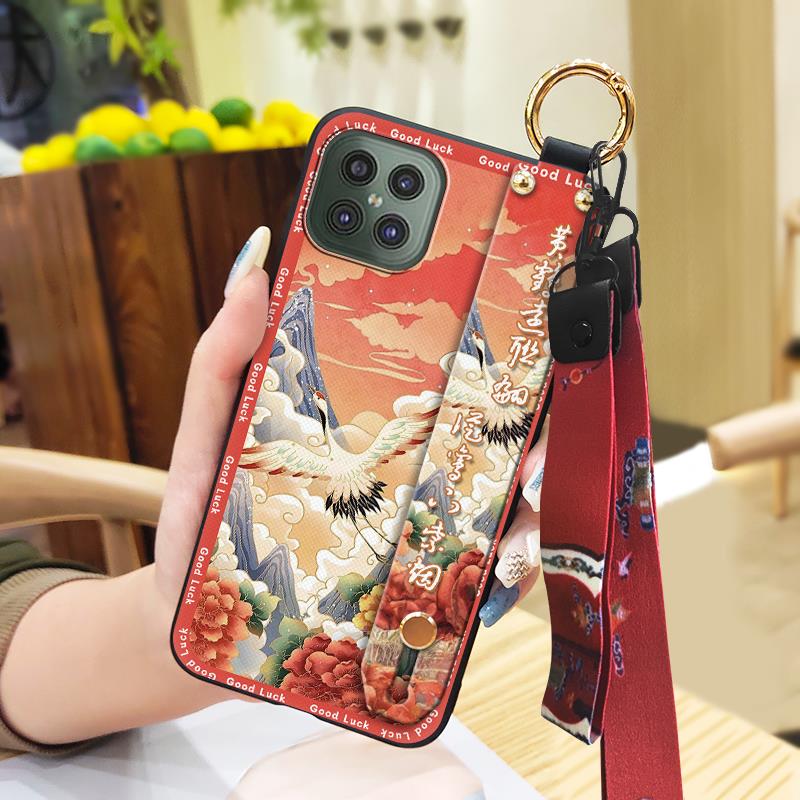 Fashion Shockproof Phone Case For Cubot C30 Soft case Back Cover Durable Silicone Chinese style Ring For Mom Protective