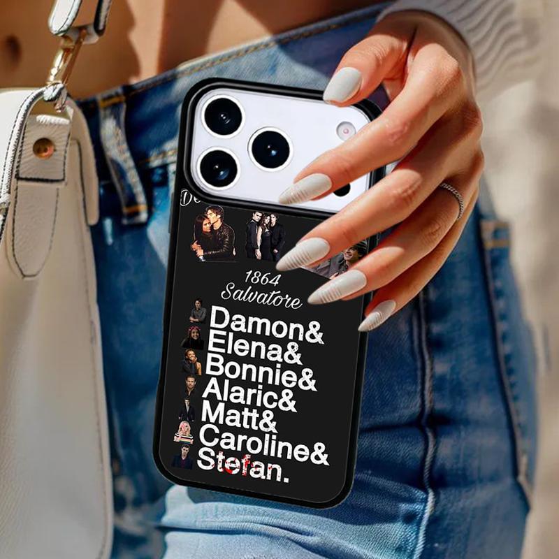 The Vampire Diaries Phone Case For iPhone 17 Air 14 15 13 12 Max Cover For Apple 16e 11 Pro Max Plus Coque