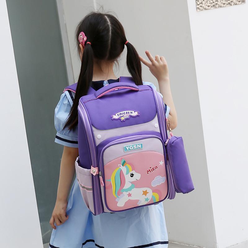 Adorable Cartoon Space Backpack For Kids Lightweight Durable Design For School Use