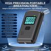 High Precision Breathalyzer Non-contact LCD Display Alcohol Tester Portable Breath Alcohol Tester for Drunk Driving Test Use