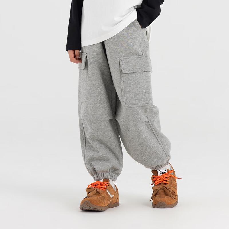 

Duoduojia Boys Soft Knit Cargo Jogger Pants 130