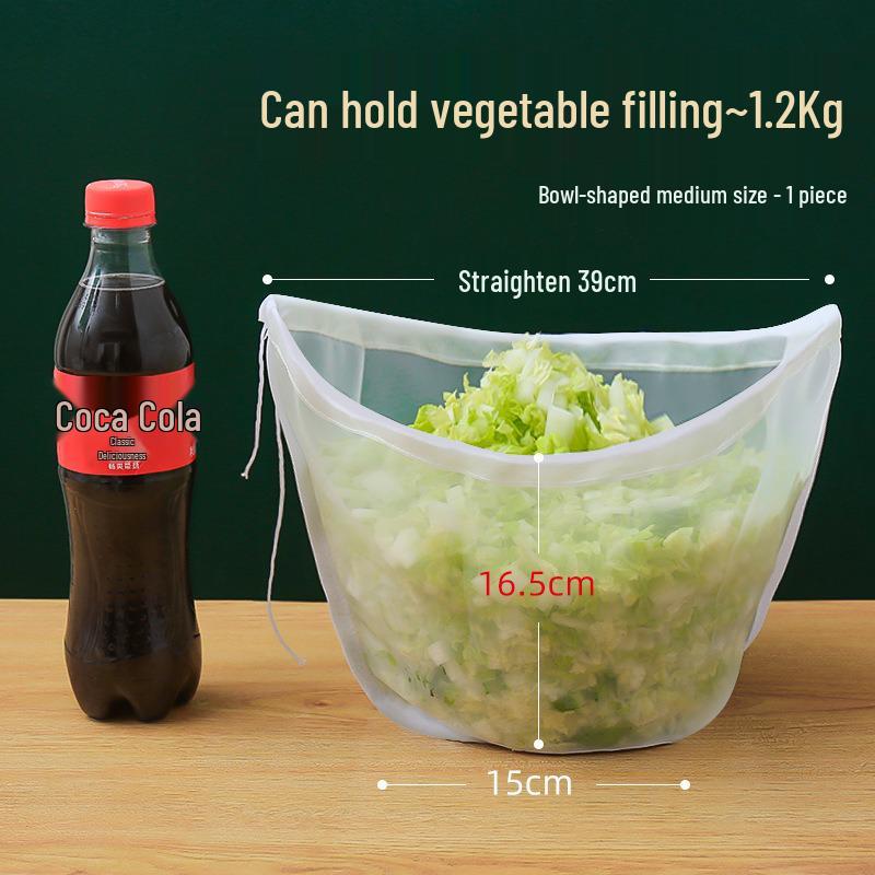 Vegetable Filling & Drainage Squeezer – Dumpling Filler & Dehydration Bag