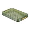 Double Layer Design Double Layer Tea Tray With Handles Tea Serving Tray  Tea Serving
