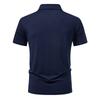 Summer Men's Irregular Splicing Polo Shirts Short Sleeve Breathable Casual Contrast Color Lapel Collar Streetwear Basic