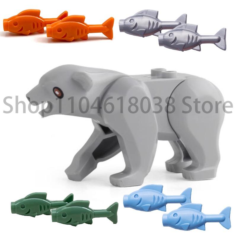 City Animal Zoo Farm MOC Building Block Pig Chicken Sheep Crocodiles Panda Dolphin Elephant Gorilla Fruit Eagle Bricks Toys A31