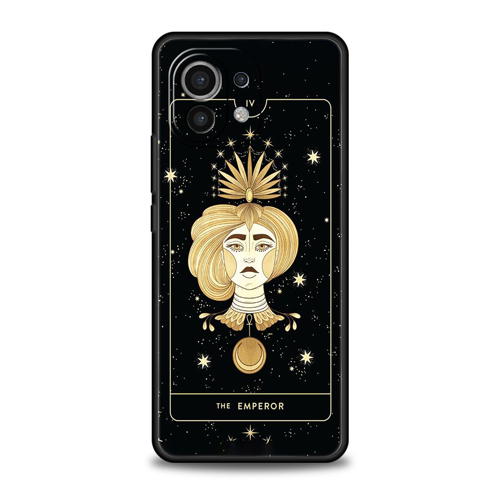 Witches Moon Tarot Mystery Totem Phone Case for Xiaomi Poco F4 F3 X3 X4 X5 GT NFC M3 M4 11 Ultra 12 13 Note 10 Pro Lite 5G Cover