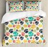 Bulldog Bedding Set For Bedroom Bed Home Group Of Young French Bulldogs With Adorable Exp Duvet Cover Quilt Cover And Pillowcase