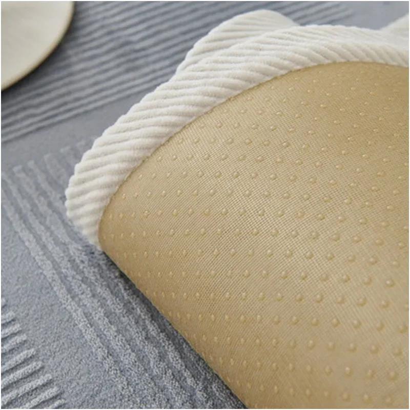 Nordic Solid Color Sofa Cover for Living Room Non-Slip Thicken Plush Sofa Towel Mat L Shape Couch Slipcover Protector Home Decor