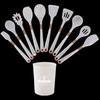 Yoshida Takumi 11-Piece Silicone Kitchen Utensil Set with Storage