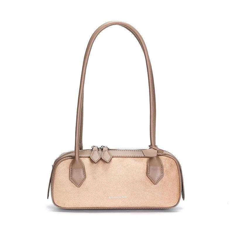 

Женская ретро французская сумка-багет через плечо - Сумка-тоут для поездок под мышкой One Size грязно-белый