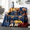 Mbappe Personalisierte Namensdecke Überwurf Personalisierte Decke Ultra-Weich Perfekt für Strandkorb Picknicks Nickerchen Ideal für Alle Jahreszeiten