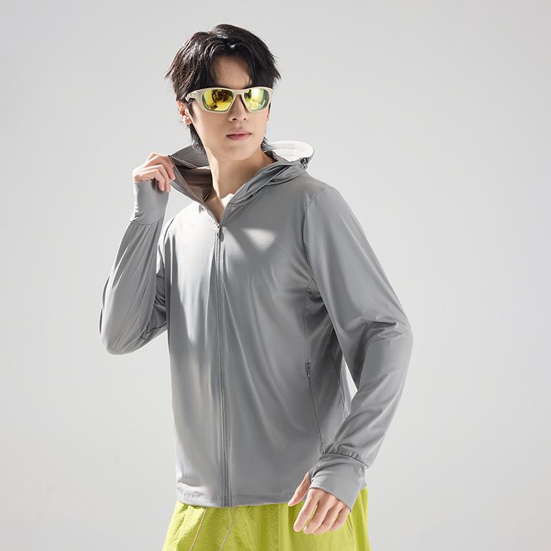 Couple's Ice Silk UV Protection Clothing - Ultra-thin, Breathable, Quick-drying, and Cooling Summer Wear.