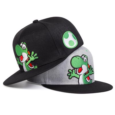 Cute Cartoon Dinosaur Embroidery Baseball Cap Fashion Outdoor Adjustable Hat Men and Women Flat Top Caps Punk Hats Gorras
