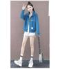 Hoodie Women Cardigan Zipper Stand Collar Loose Fashion Blouse Women Long-sleeved Casual Coat