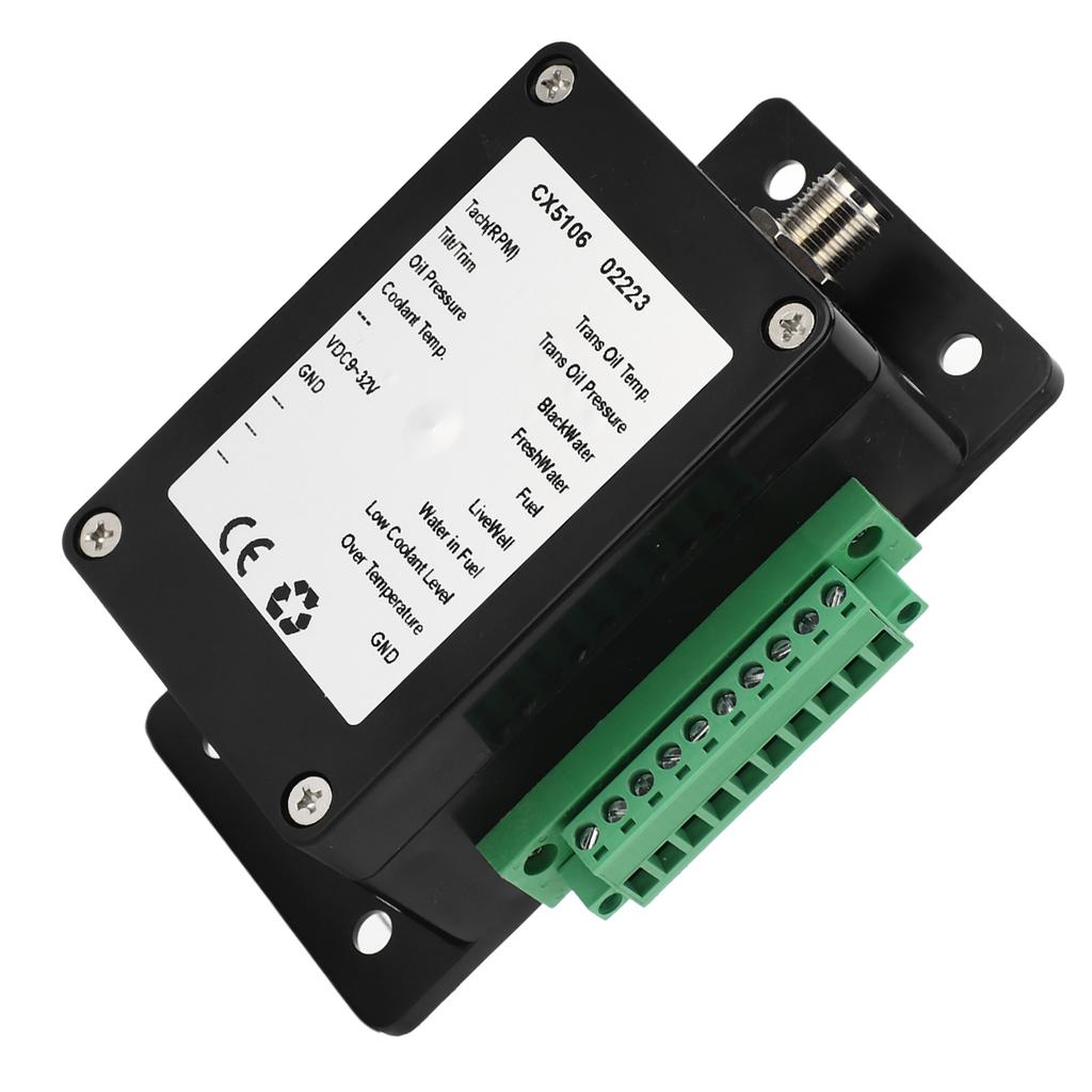 Για Κουτί Μετατροπέα NMEA 2000 Έως 13 Αισθητήρες Αδιάβροχο IP67 DC 9‑32V για Θαλάσσια Σκάφη Γιοτ