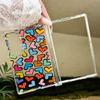 Colorful Leopard Love Heart Case For Samsung Galaxy Z Fold 8 Ultra 7 6 5 4 Z Fold8 Fold7 Fold6 Fold5 Hinged Clear PC Slim Hard Folding Phone Cover