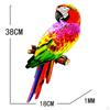 Handcrafted Parrot Figurine for Outdoor Display