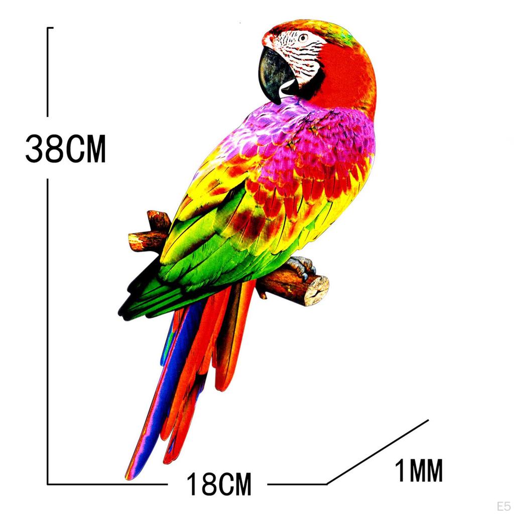 Handcrafted Parrot Figurine for Outdoor Display