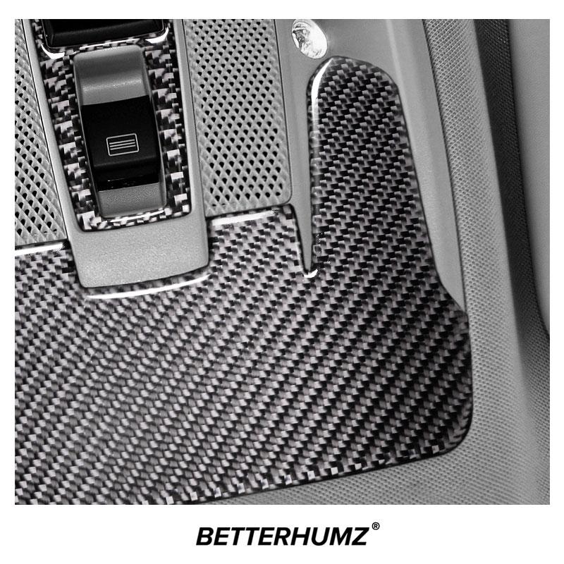 For Mercedes Benz W176 W246 Class A B CLA C117 GLA X156 Carbon Fiber Reading Light Panel Trim Sticker Car Interior Accessories