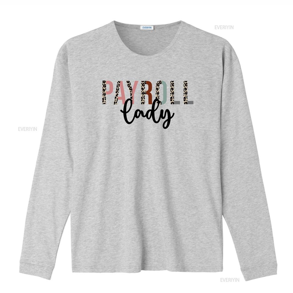 Payroll T Shirt for Squad Team Manager Department Whisper vintage Washed streetwear Stretched homme Slightly Unisex