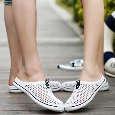 Women and Men Summer Beach Sandals Hollow Shoes Travel Outdoor Lovers' Leisure Slippers