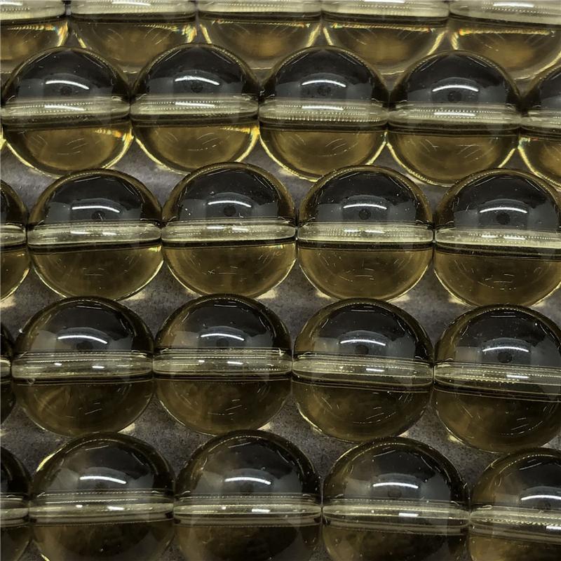 Braune Imitation Kristallperlen DIY Armband Halskette Schmuck Lose Perlen